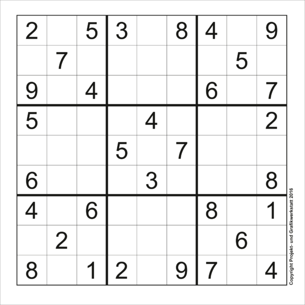 1000 Sudokus 9×9 Schwer | Sudoku Club